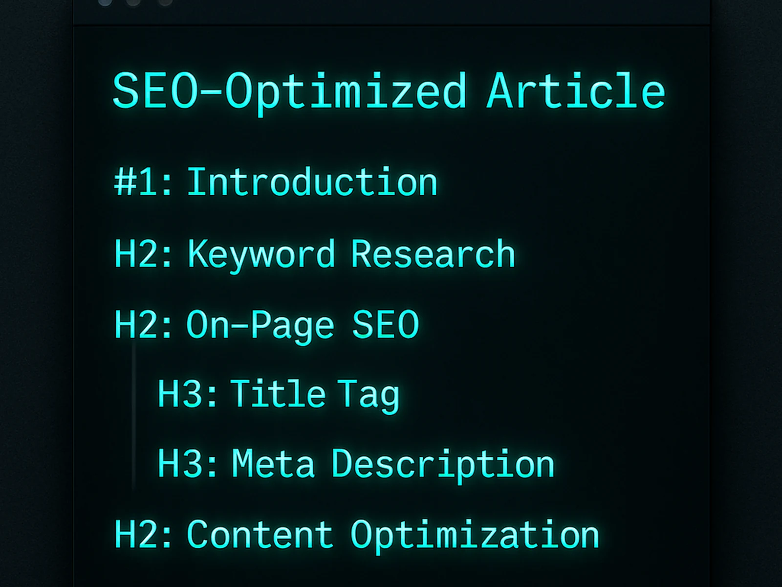 SEO Content Creation
